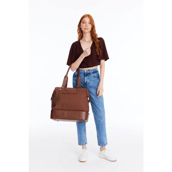 NWT Beis Mini Weekender in Maple Brown - Picture 2 of 6